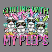 Chilling With My Peeps Easter Bunnies Heavyweight Hoodie | Teevron