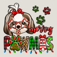 Merry Pawmas Christmas Shih Tzu Heavy Core Tee | Teevron