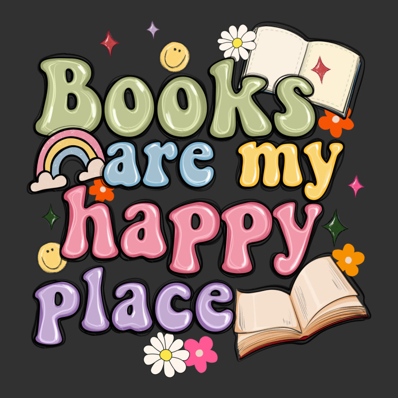 Books Are My Happy Place Urban Heavy Tee by MaliasSmallBusiness | Teevron