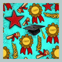 Graduation Seamless Pattern Heavy Core Tee | Teevron