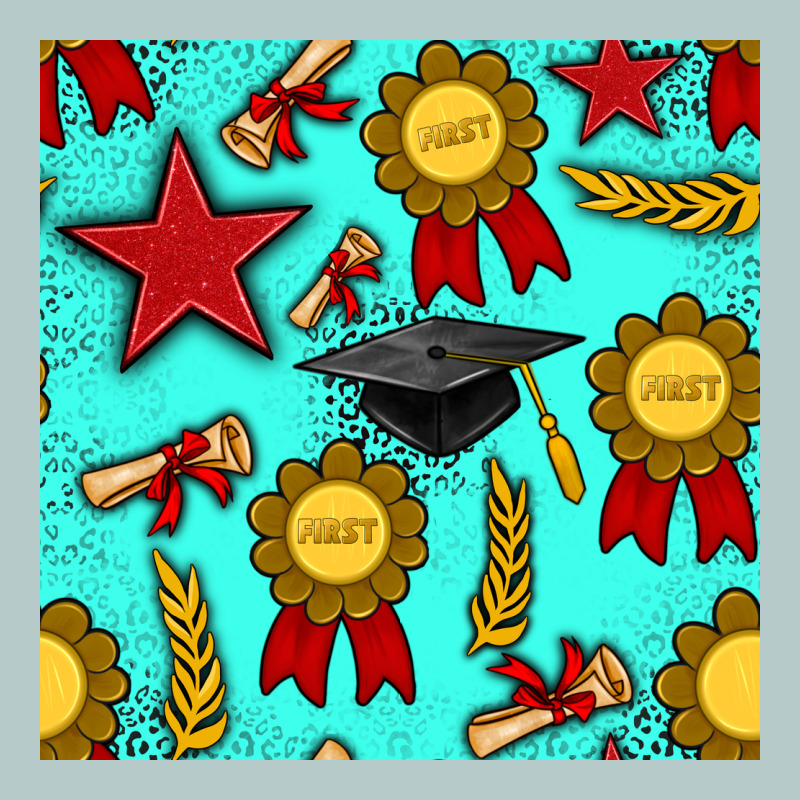 Graduation Seamless Pattern Heavy Core Tee by BundleAndBundleShop | Teevron