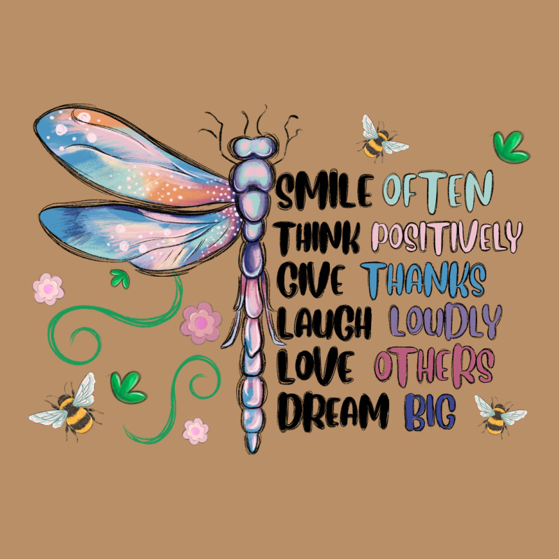 Dragonfly Smile Tink Give Laugh Love Dream Vintage Hoodie by MaliasSmallBusiness | Teevron