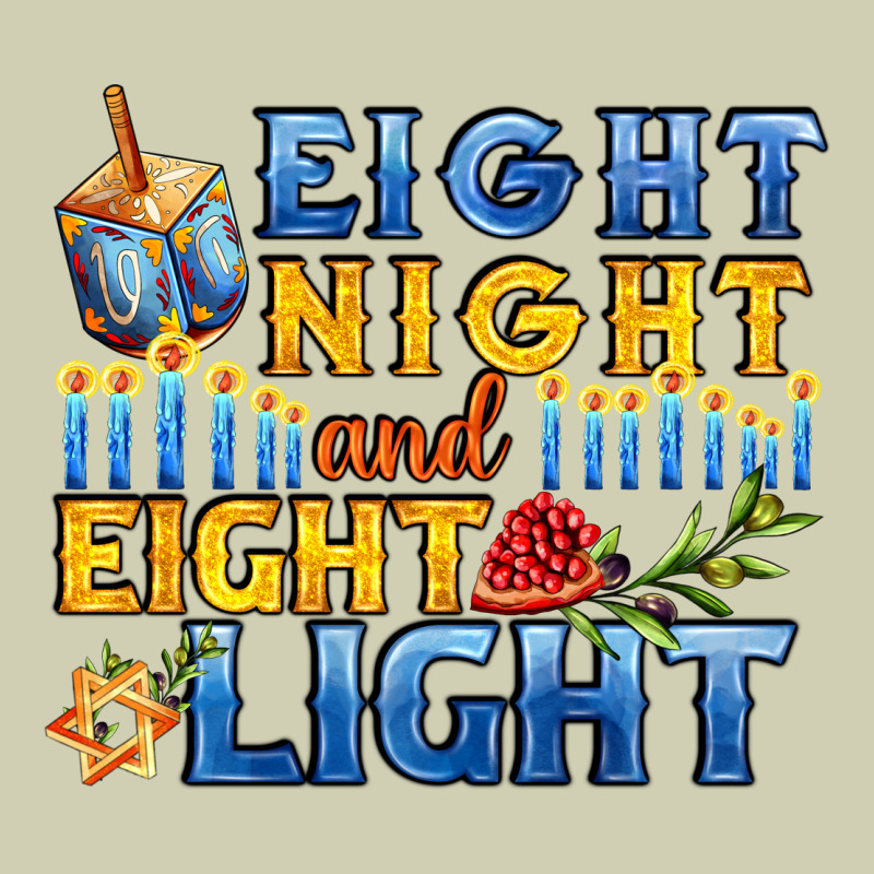 Eight Night And Eight Light For Hanukkah Heavy Core Tee by AdoDesignShop | Teevron