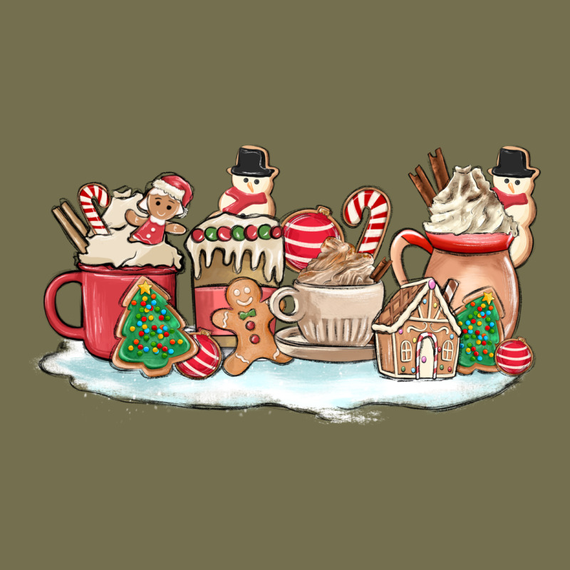 Christmas Cookie Coffe Cups Vintage Hoodie by MaliasSmallBusiness | Teevron