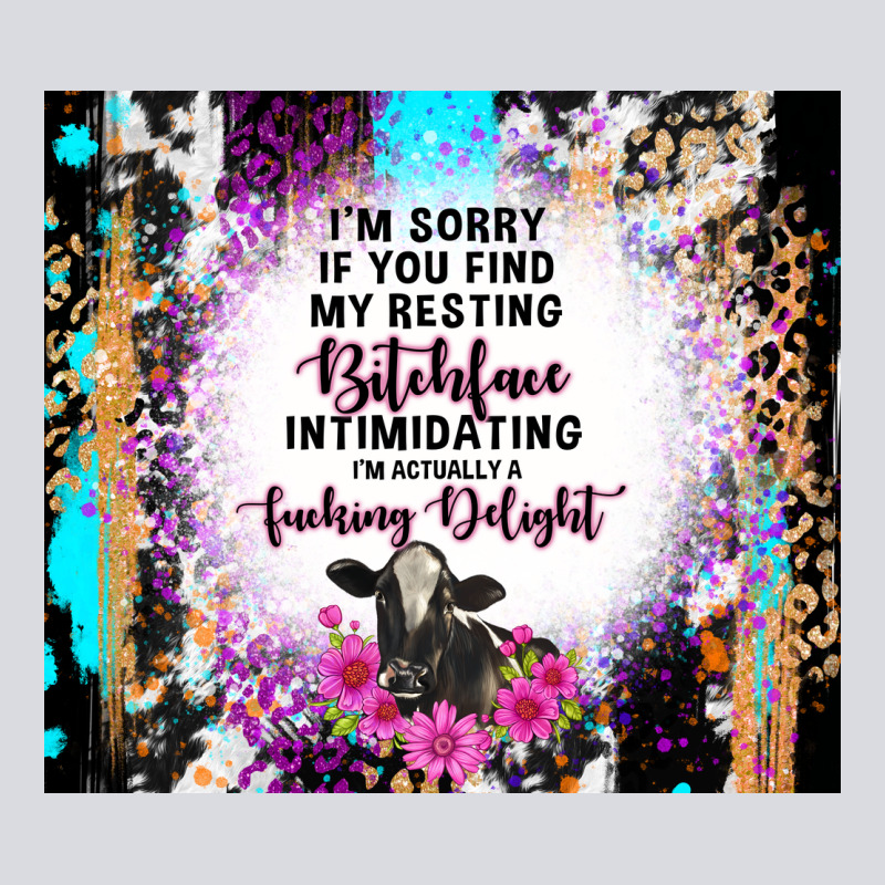 I'm Sorry If You Find My Resting Bitchface Intimid Zipper Hoodie by TumblerDesignByShophia | Teevron