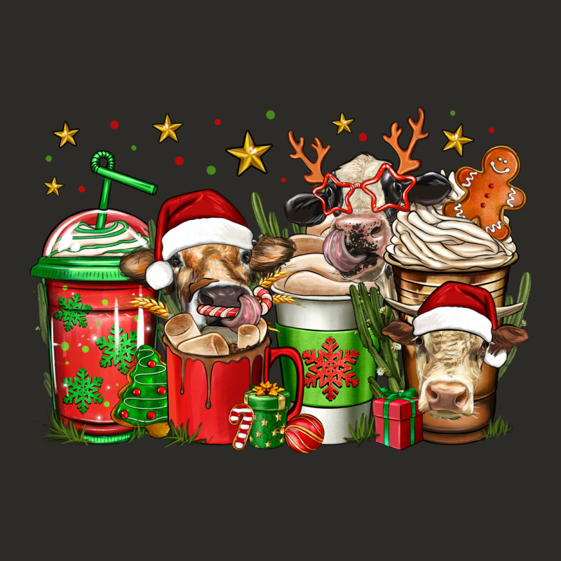 Christmas Cows Coffee Heavy Core Tee by Jasminsmagicworld | Teevron
