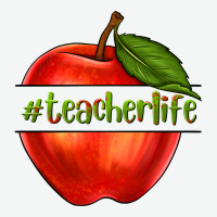Teacher Life With Apple Urban Heavy Tee | Teevron