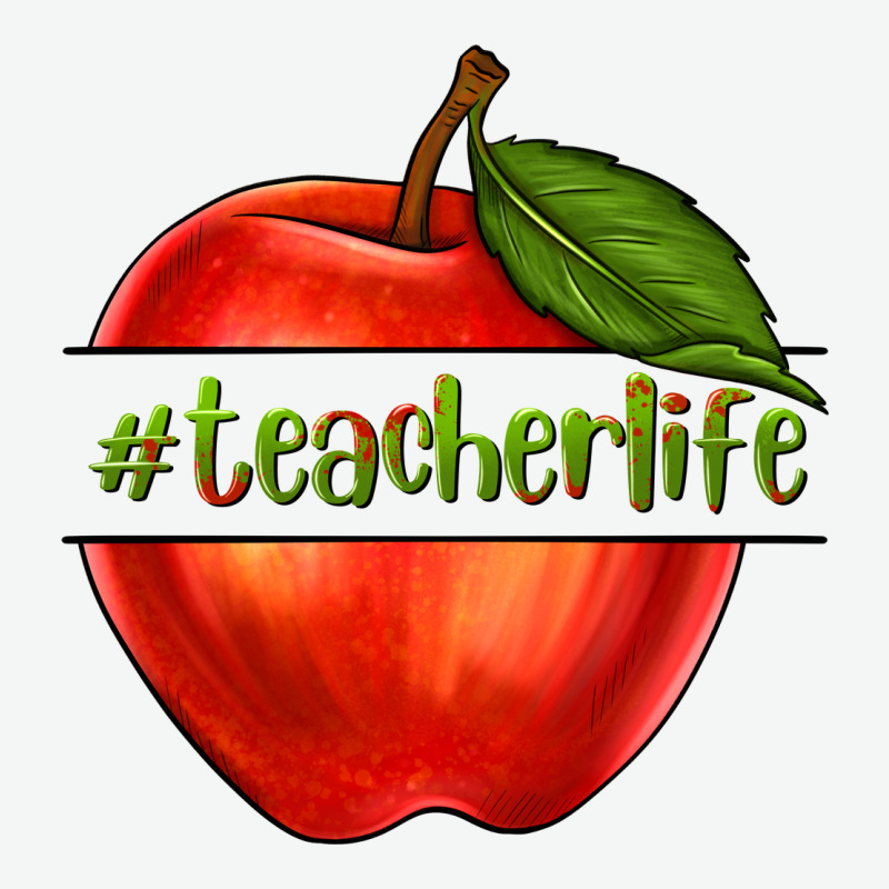 Teacher Life With Apple Urban Heavy Tee by NancyCooperArtShop | Teevron