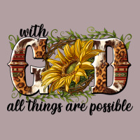 With God All Things Are Possible Vintage Hoodie | Teevron