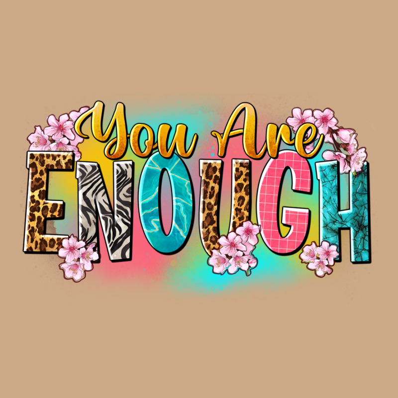 You Are Enough Vintage Hoodie by NancyCooperArtShop | Teevron