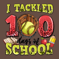 I Tackled Days Of School Softball Long Sleeve Tee | Teevron