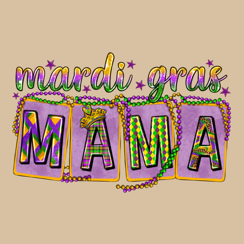 Mardi Gras Mama With Beads Mother's Day Heavyweight Hoodie by HowdyJamesFarm | Teevron
