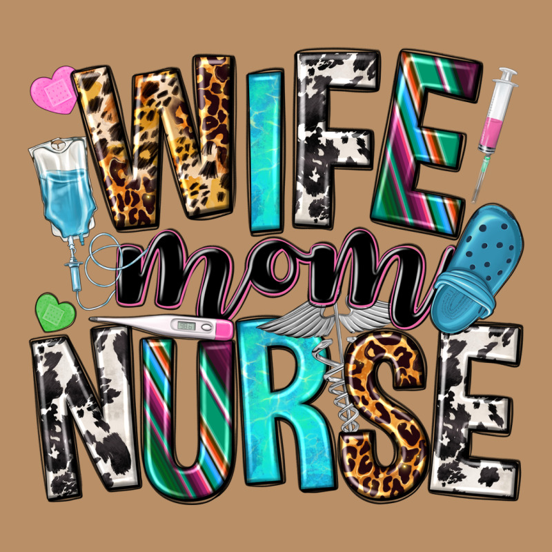 Wife Mom Nurse Vintage Hoodie by NancyCooperArtShop | Teevron
