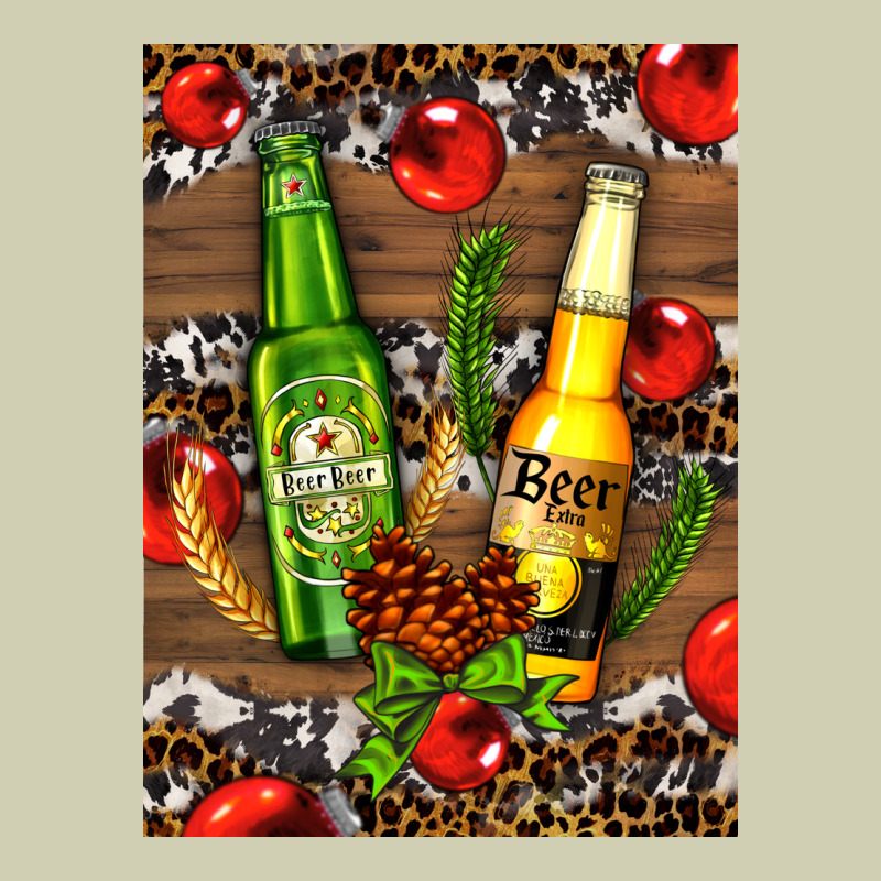 Beer Bottles With Wheat And Barley Heavy Core Tee by AdoDesignShop | Teevron