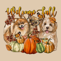 Welcome Fall With Dogs Heavyweight Sweatshirt | Teevron