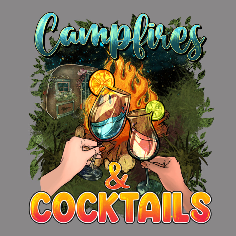 Campfirescocktails Vintage Tee by NancyCooperArtShop | Teevron