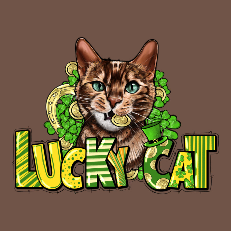 Lucky Cat St. Patrick's Premium Sweatshirt by HowdyJamesFarm | Teevron