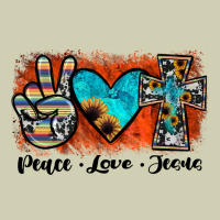 Peace Love Jesus Heavy Core Tee | Teevron