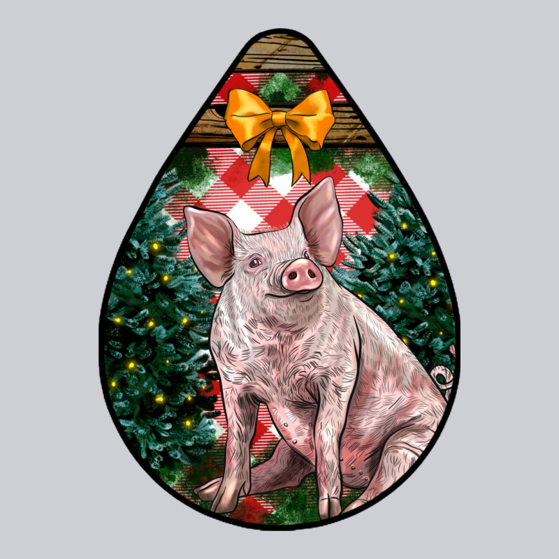 Christmas Pig Heavyweight Sweatshirt by LillyAllenDesigns | Teevron
