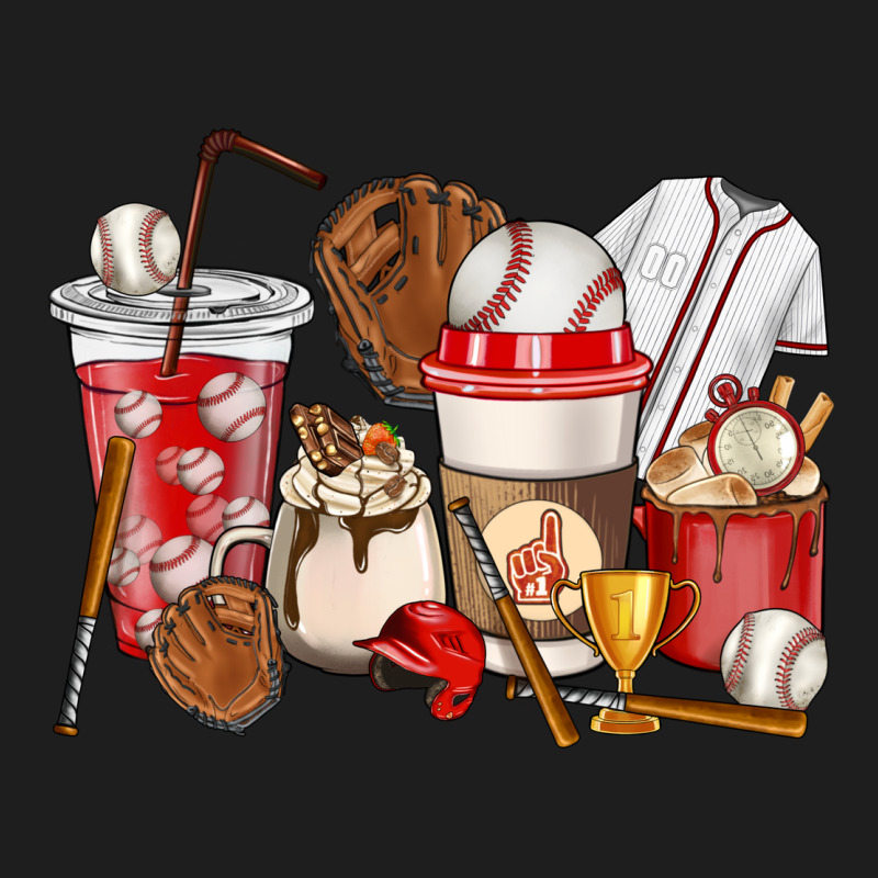 Baseball Coffee Cups Heavyweight Hoodie by HowdyJamesFarm | Teevron