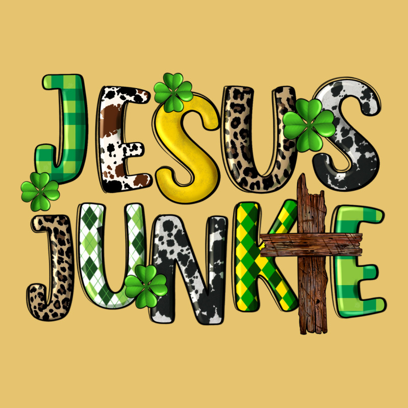 Jesus Junkie St. Patrick's Premium Sweatshirt by CowGirlArtShop | Teevron