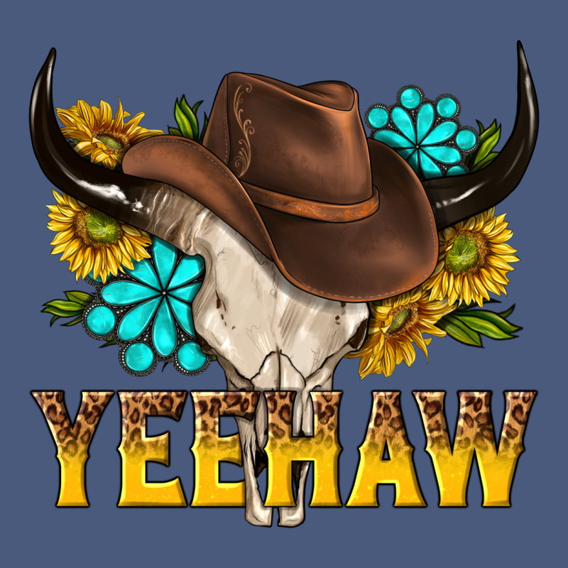 Yeehaw Bull Skull Vintage Hoodie by NancyCooperArtShop | Teevron