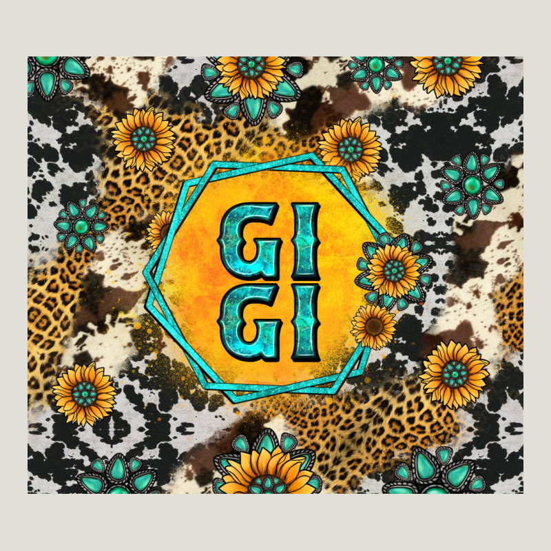 Gigi Sunflower Turquoise Heavy Core Tee by Jasminsmagicworld | Teevron