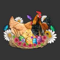 easter coop animals farm chicken chiks rooster flowers butterfly | Teevron
