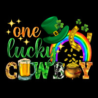 One Lucky Cowboy St. Patricks Day Premium Sweatshirt | Teevron