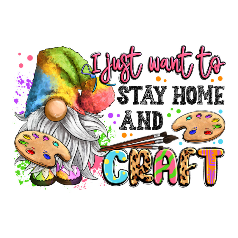 I Just Want To Stay Home And Craft Long Sleeve Tee by LillyAllenDesigns | Teevron
