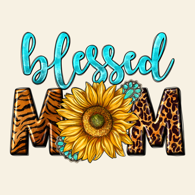 Blessed Mom With Sunflower Vintage Tee by NancyCooperArtShop | Teevron