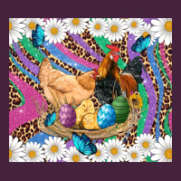 Easter Farm Chicken Chick Rooster Daisys Butterfly Sunflower Eggs Glit Premium Tee | Teevron