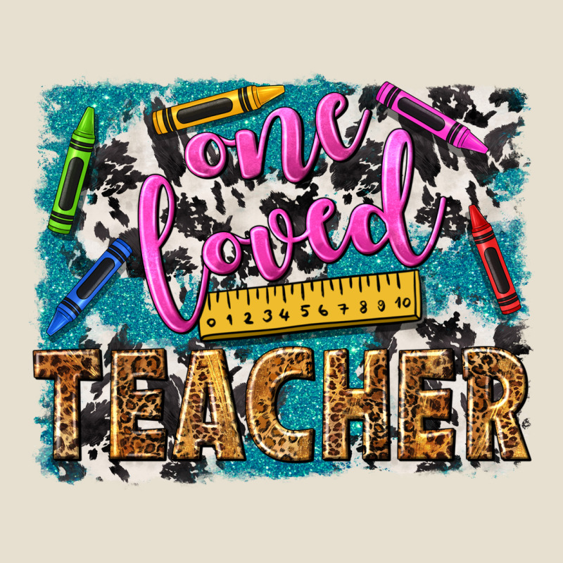 One Loved Teacher Urban Heavy Tee by NancyCooperArtShop | Teevron