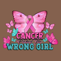 Cancer Picked The Wrong Girl Cancer Awareness Zipper Hoodie | Teevron