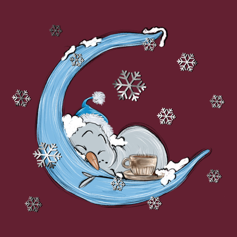 Snowman And Moon Classic Tee by MaliasSmallBusiness | Teevron
