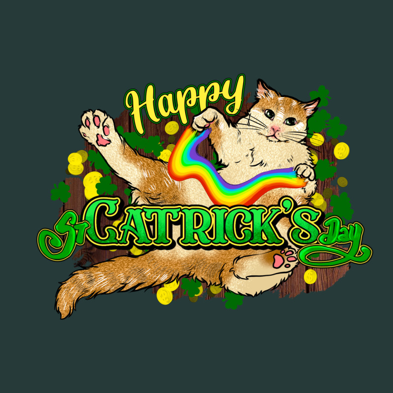 St. Patrick's Day Cat Premium Sweatshirt by HowdyJamesFarm | Teevron