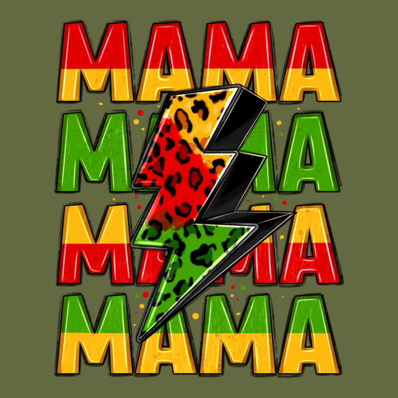 Mama Lightning Bolt Juneteenth Long Sleeve Tee by LillyAllenDesigns | Teevron