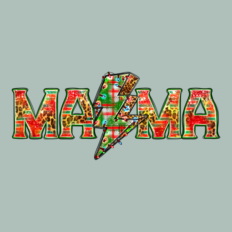Mama Christmas Lightning Bolt Mother's Day Heavyweight Hoodie by HowdyJamesFarm | Teevron