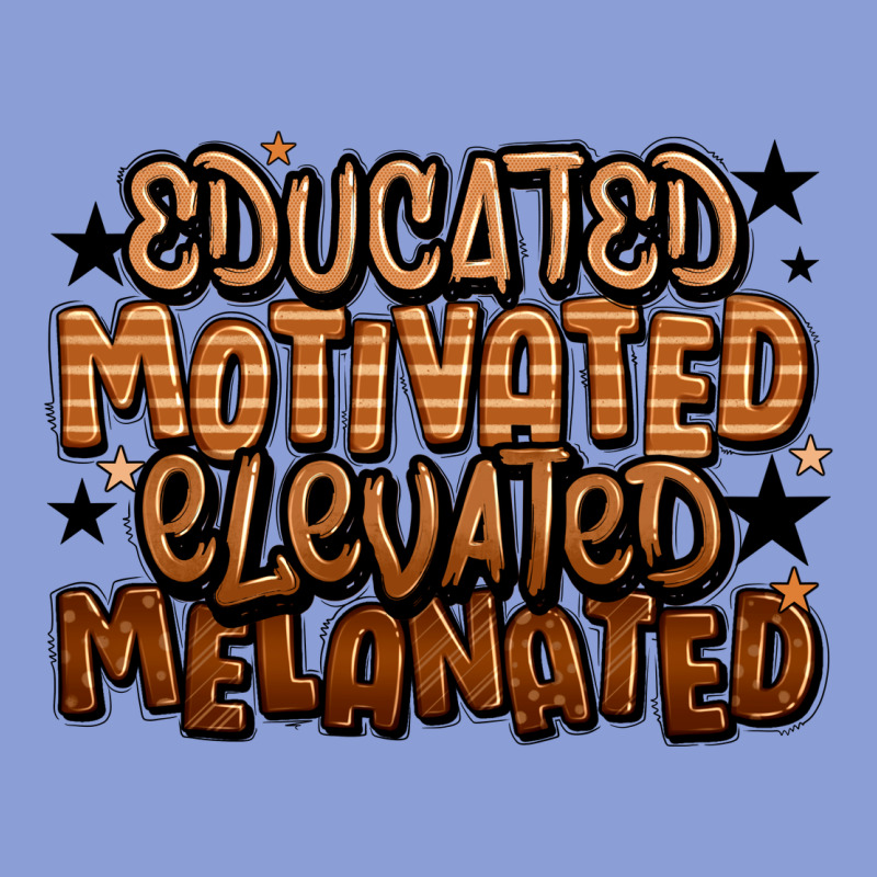 Educated Motivated Elevated Melanated Long Sleeve Tee by LillyAllenDesigns | Teevron