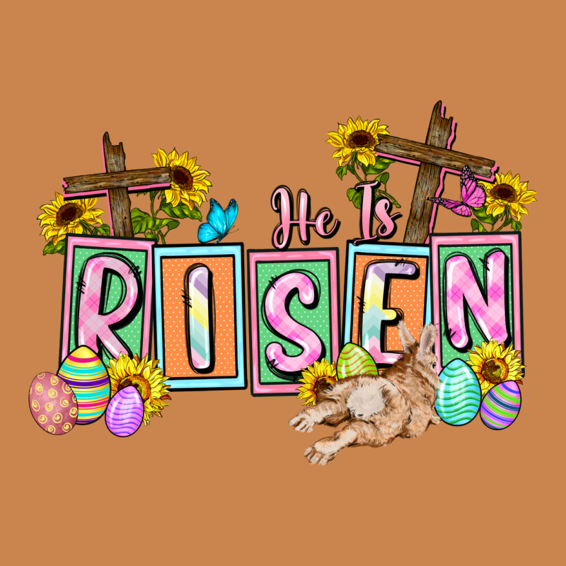 He Is Risen Easter  Easter Day Heavyweight Hoodie by CowGirlArtShop | Teevron