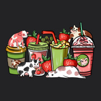 Cow And Strawberry Coffee Cups Vintage Tee | Teevron