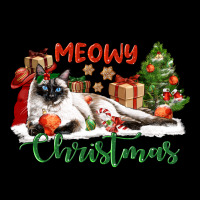 Siamese Cat Meowy Christmas Heavyweight Sweatshirt | Teevron