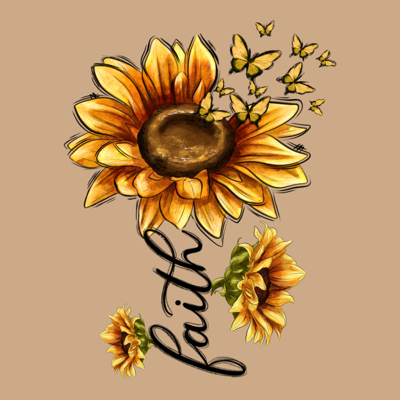 Faith Sunflower Vintage Hoodie by MaliasSmallBusiness | Teevron