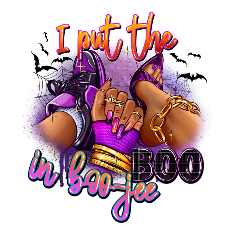 I Put The Boo In Boo-jee Sneaker And Heel Ladies Tee by RanaPortraitStore | Teevron