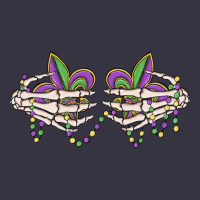 Skeleton Hands Mardi Gras Vintage Hoodie | Teevron