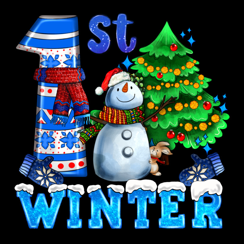 First Winter With Snowman Heavy Core Tee by AdoDesignShop | Teevron