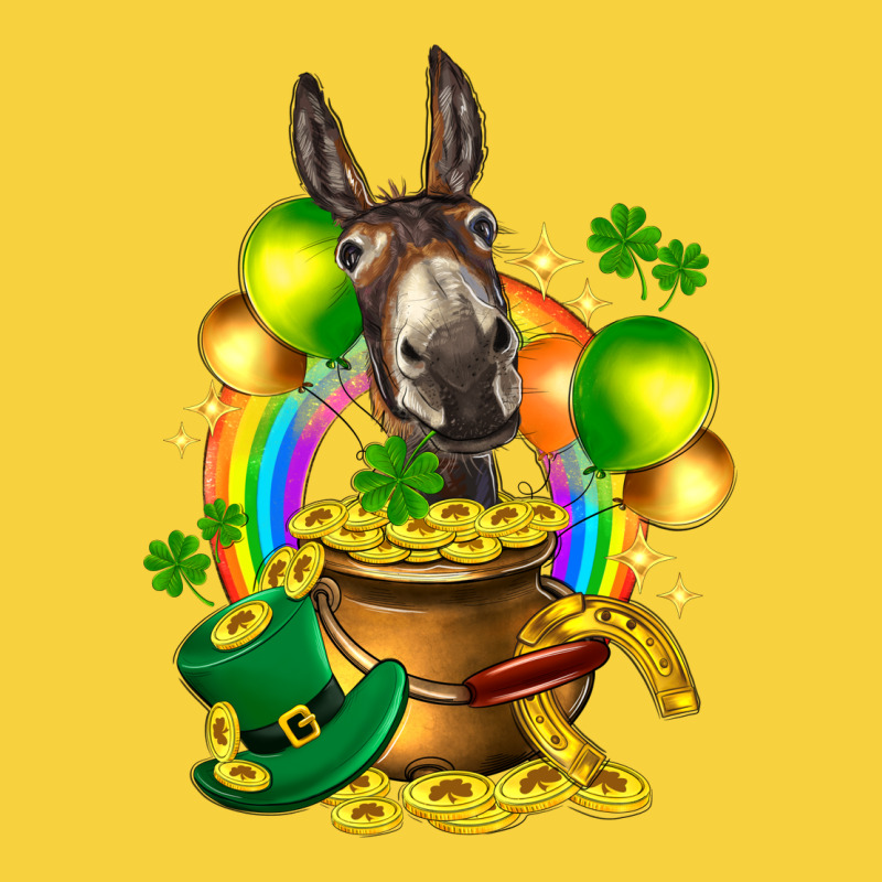St. Patrick's Donkey With Balloon Premium Sweatshirt by HowdyJamesFarm | Teevron