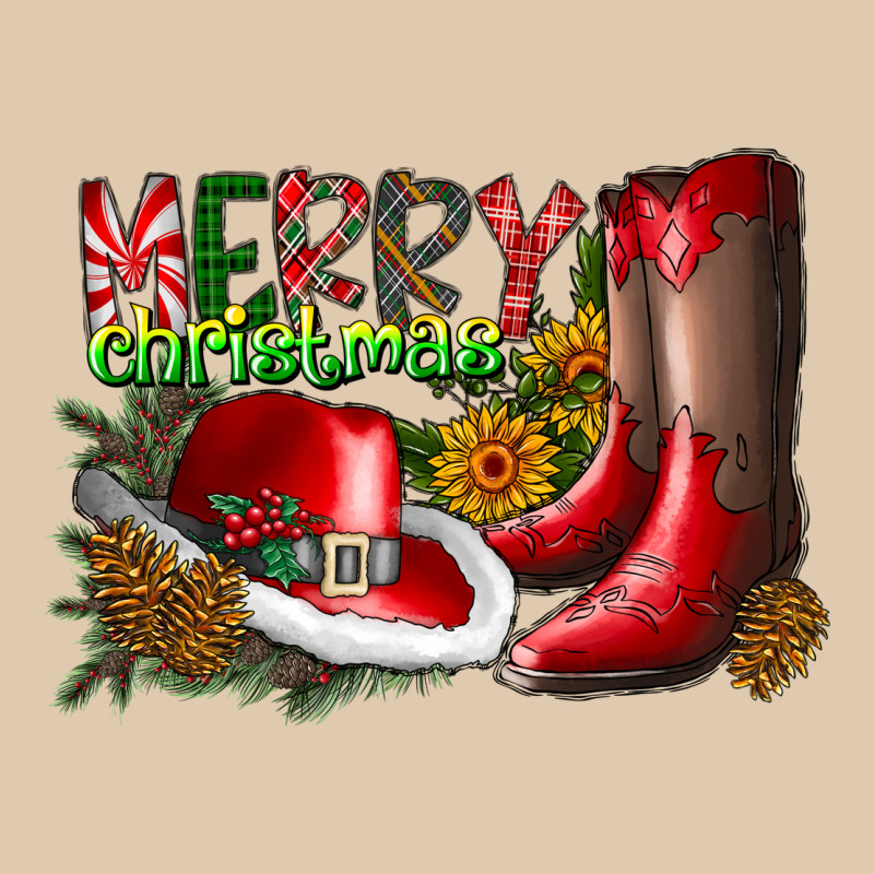 Cowboy Merry Christmas Classic Tee by CowhideDigitalArt | Teevron