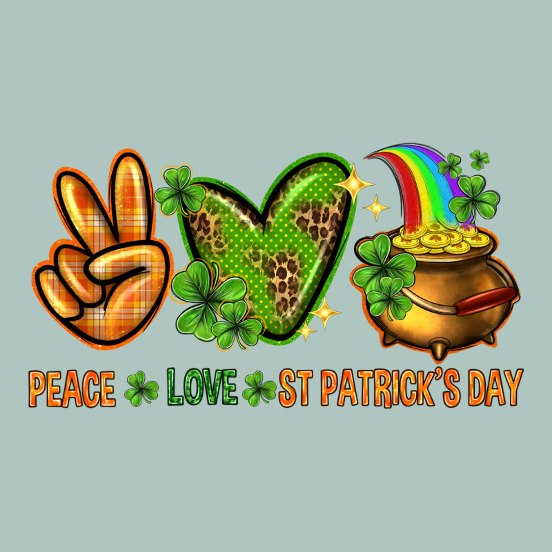 Peace Love St. Patrick's Day Premium Sweatshirt by HowdyJamesFarm | Teevron