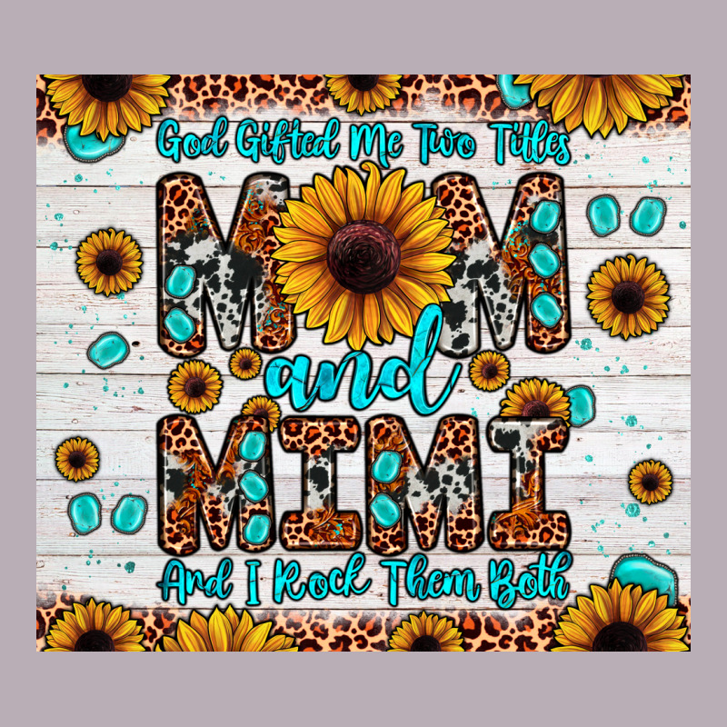God Gifted Me Two Titles Mom And Mimi And I Rock Them Both Vintage Tee by JahusDesignShop | Teevron